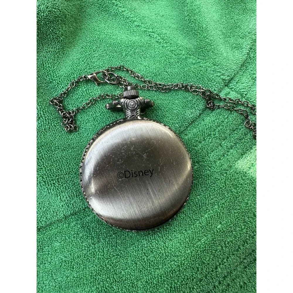 Nightmare Before Christmas Jack Skellington & Sally Decorative Pocket Watch Styl